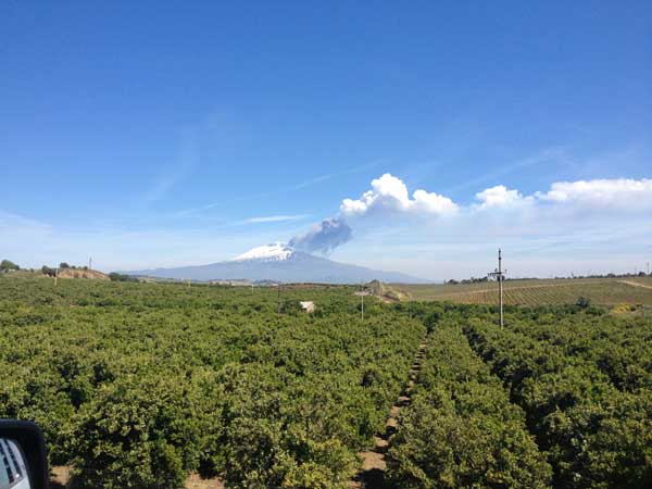 vista del paesaggio siciliano